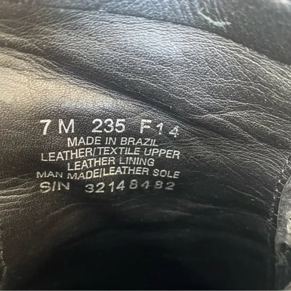 TORY BURCH Sullivan Knee High Black Leather Boots | Size 7 M | - Picture 3 of 15